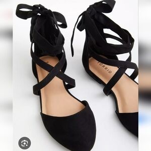 Torrid Ankle Wrap Flats 9w